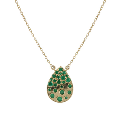 COLLAR GOTA ESMERALDA