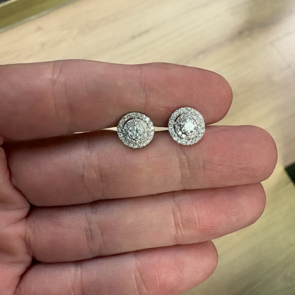 ARETES REDONDOS DIAMANTES