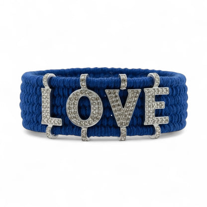 PULSERA PLATA INICIALES Y DIAMANTES