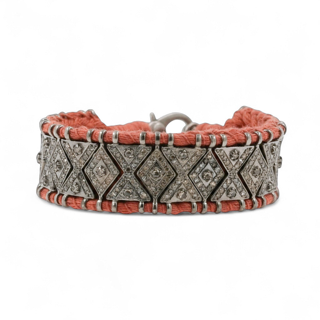 PULSERA PLATA DIAMANTES