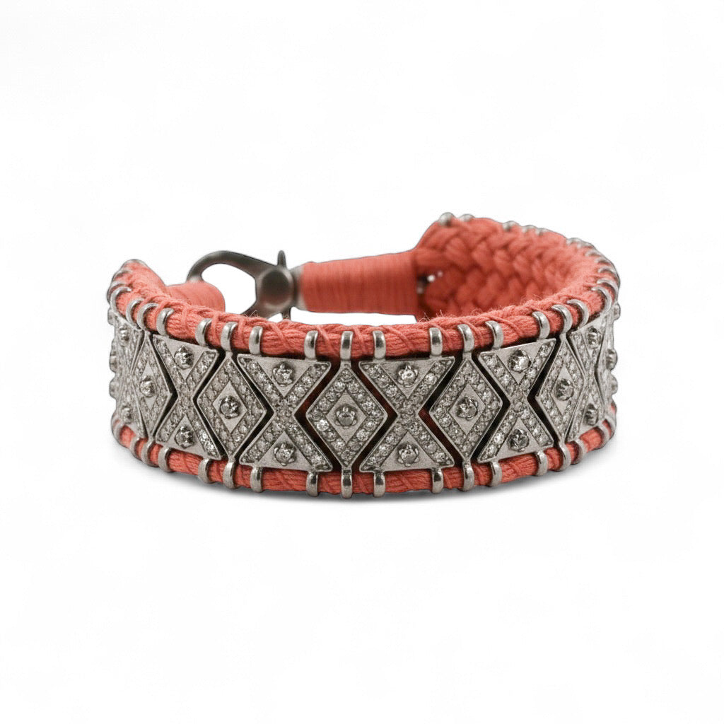 PULSERA PLATA DIAMANTES