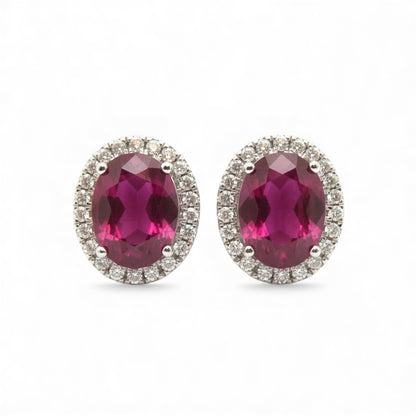 ARETES OVAL RUBI