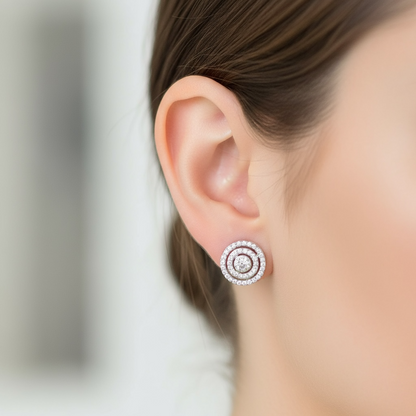 ARETES REDONDOS DIAMANTES