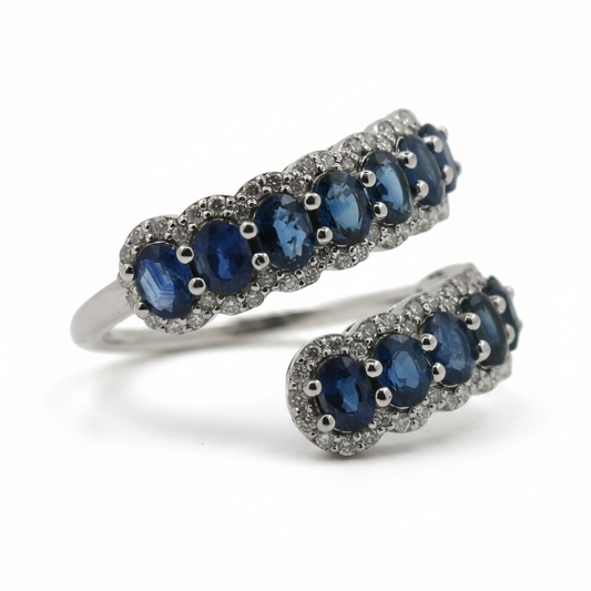 ANILLO ABIERTO ZAFIRO