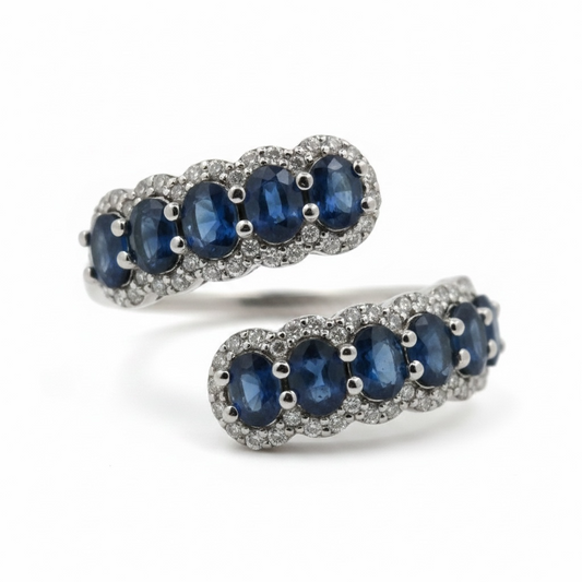ANILLO ABIERTO ZAFIRO