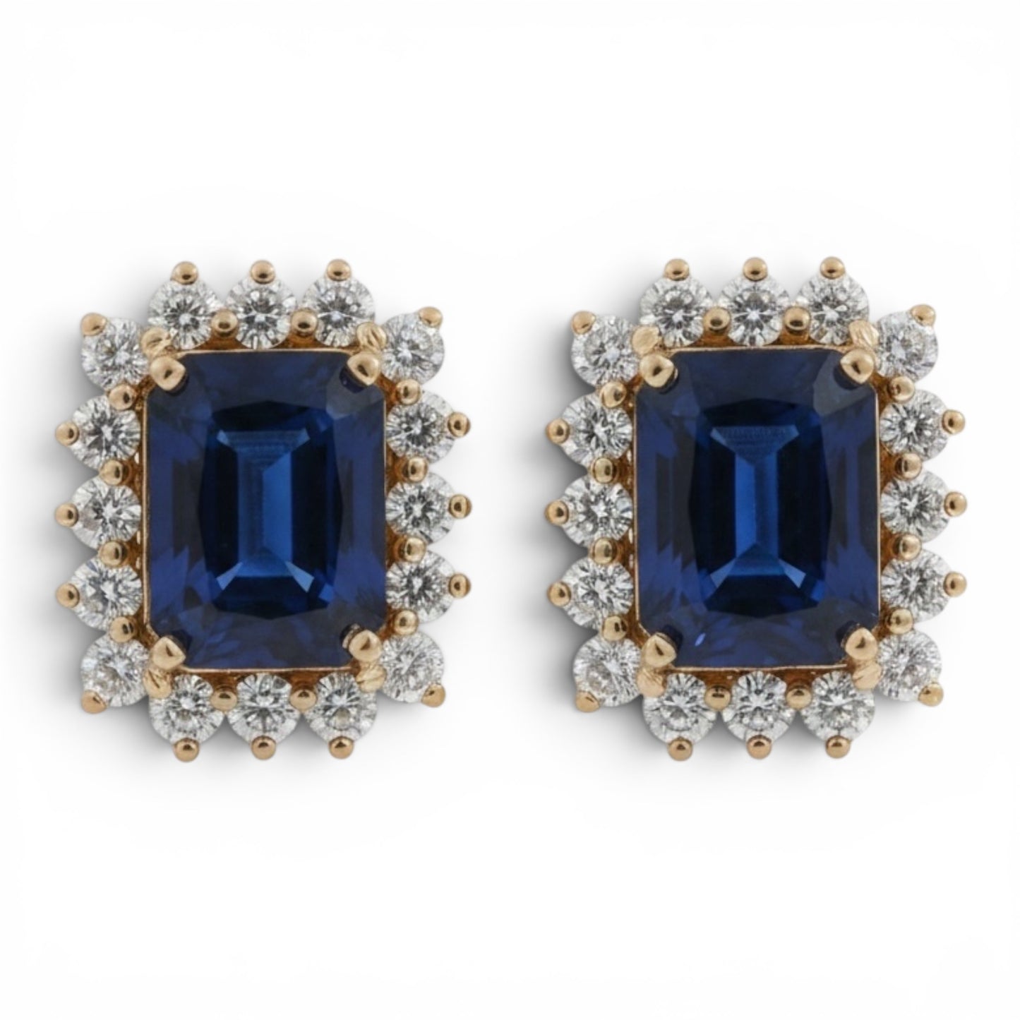 ARETES RECTANGULARES ZAFIRO