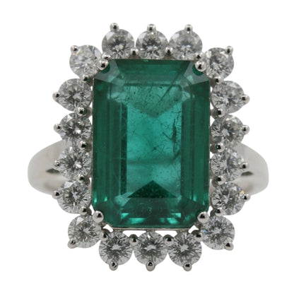 ANILLO ESMERALDA RECTANGULAR