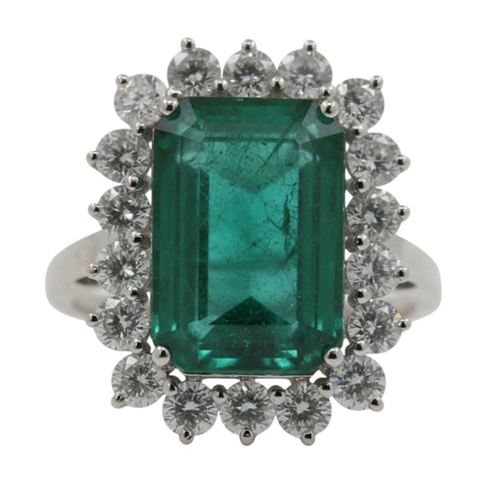 ANILLO ESMERALDA RECTANGULAR