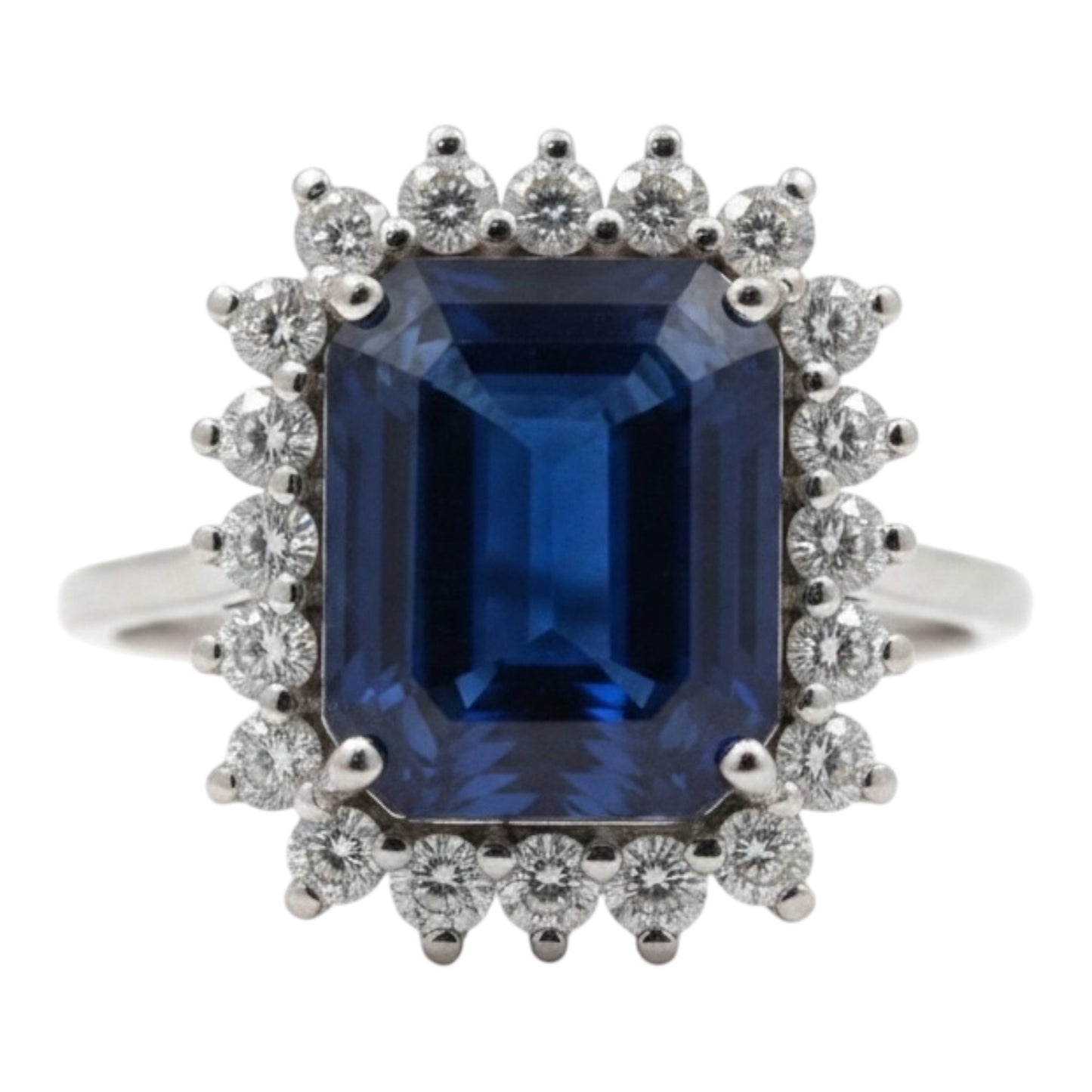 ANILLO RECTANGULAR ZAFIRO
