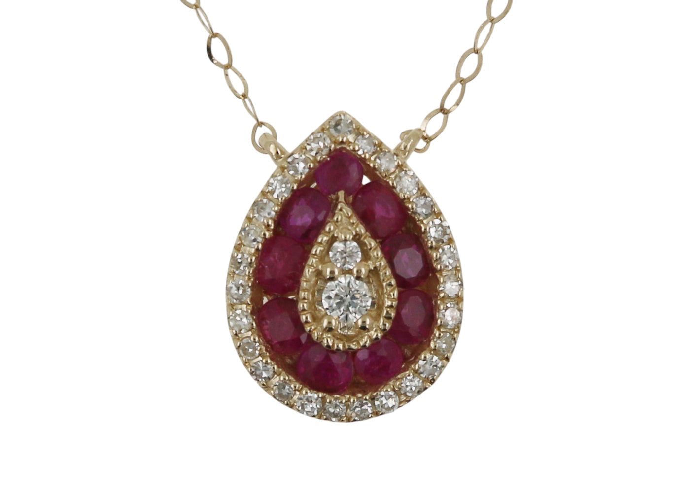COLLAR GOTA RUBI