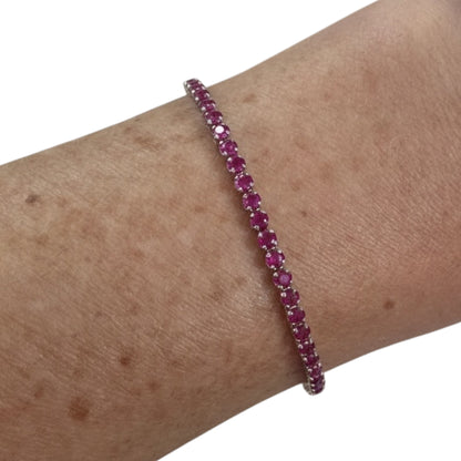 PULSERA TENNIS RUBI