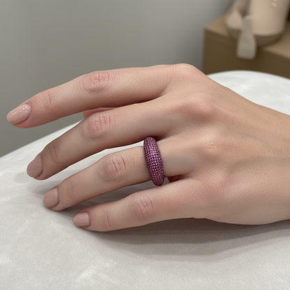 ANILLO PAVONADO RUBI