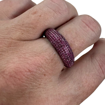 ANILLO PAVONADO RUBI