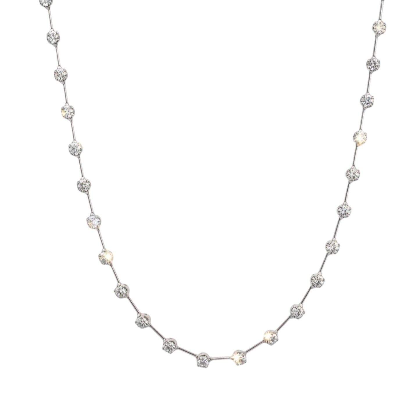 COLLAR BARRAS DIAMANTES