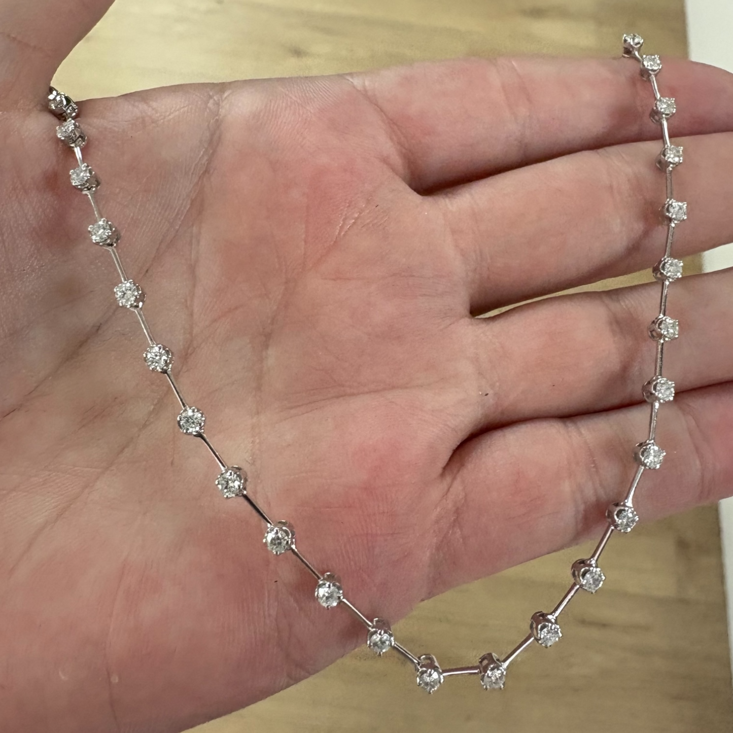 COLLAR BARRAS DIAMANTES