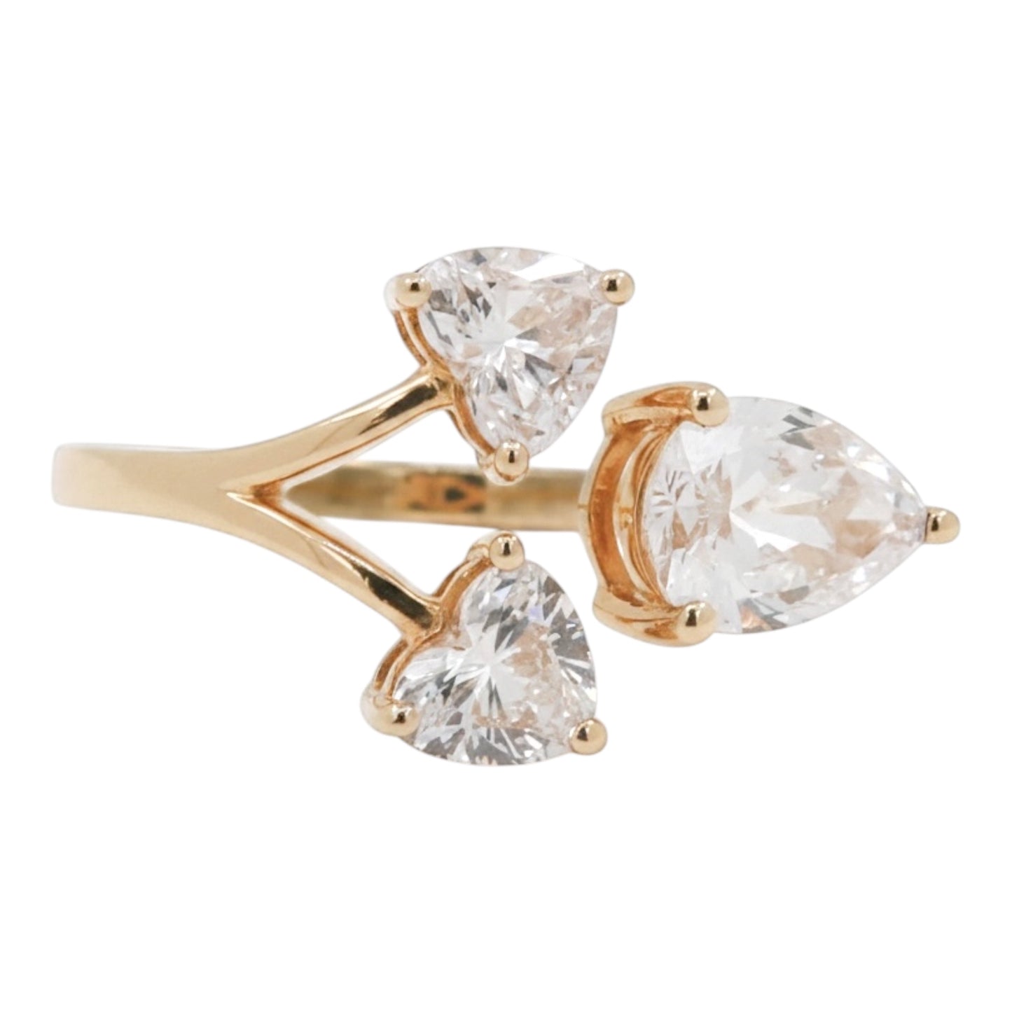 ANILLO TRES DIAMANTES LAB GROWN
