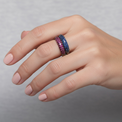 ANILLO ZAFIROS