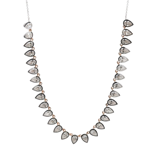 COLLAR COLGANTE PERA LAB GROWN