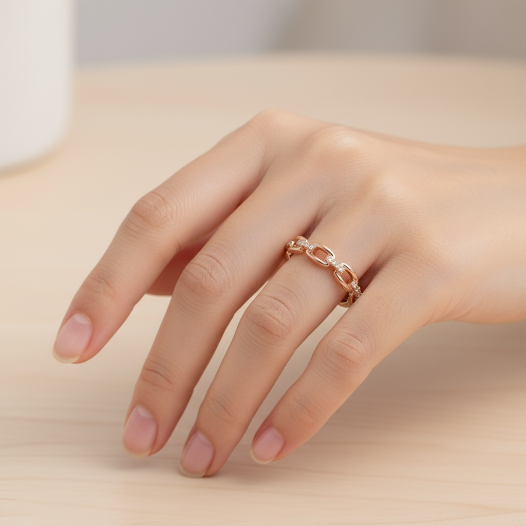 ANILLO LINKS DIAMANTES