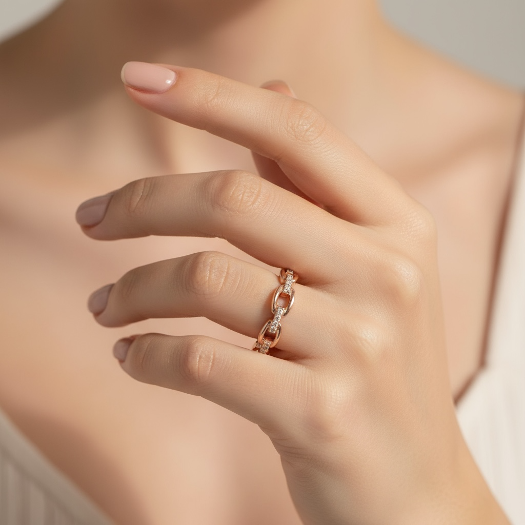 ANILLO LINKS DIAMANTES