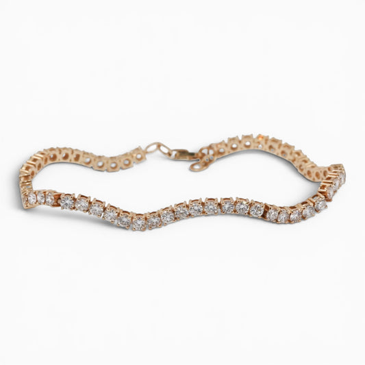 PULSERA WAVY LAB GROWN