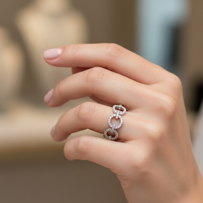 ANILLO LINKS FLEX DIAMANTES