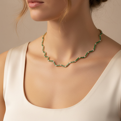 COLLAR WAVY ESMERALDA