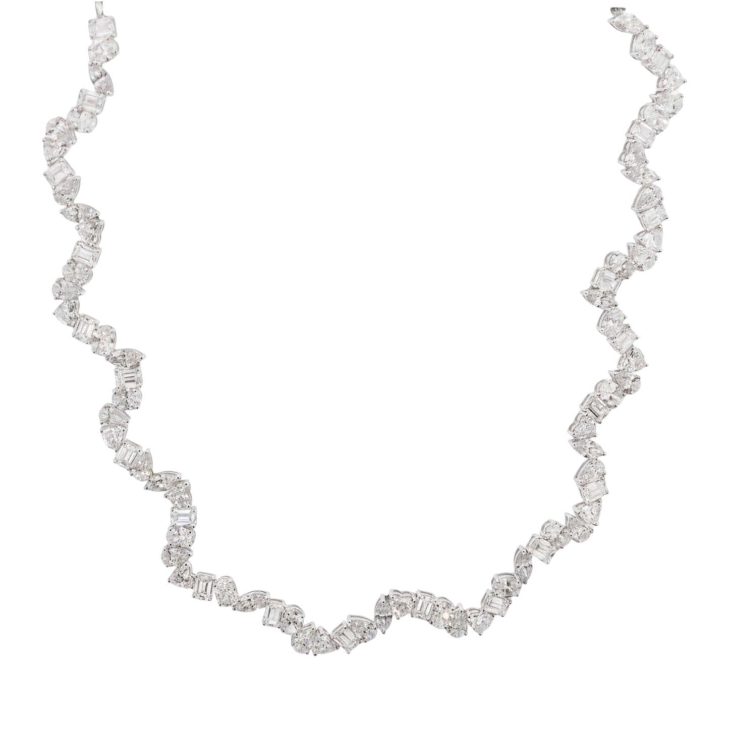 COLLAR WAVY PERA LAB GROWN