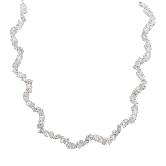COLLAR WAVY PERA LAB GROWN