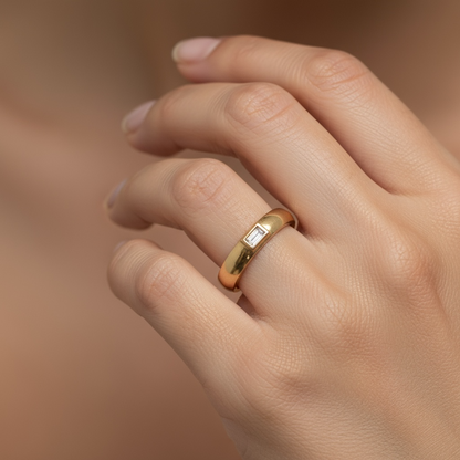 ANILLO DIAMANTE ORO AMARILLO