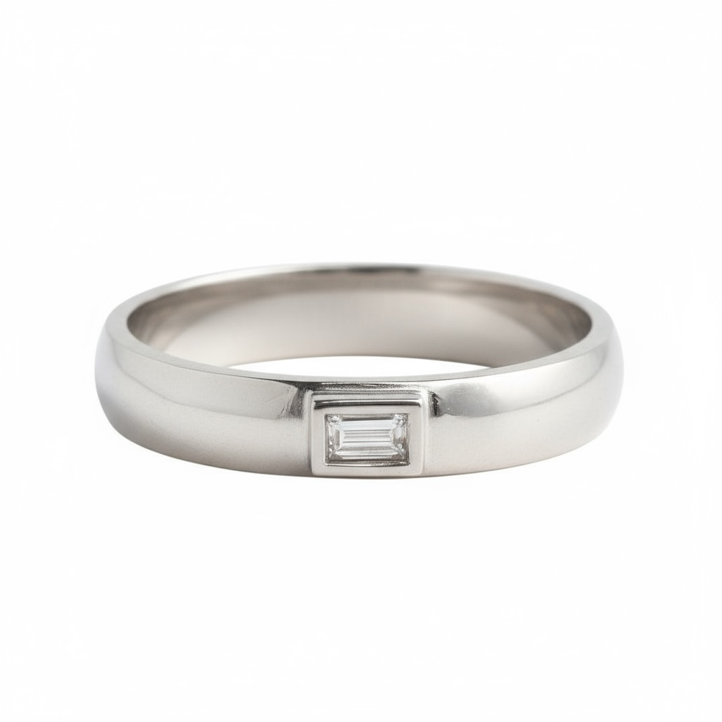 ANILLO DIAMANTE ORO BLANCO