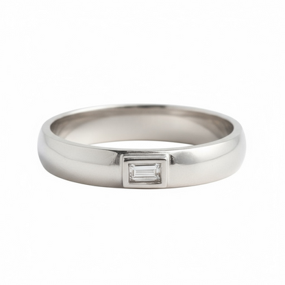 ANILLO DIAMANTE ORO BLANCO