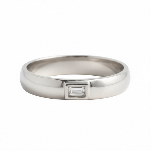 ANILLO DIAMANTE ORO BLANCO