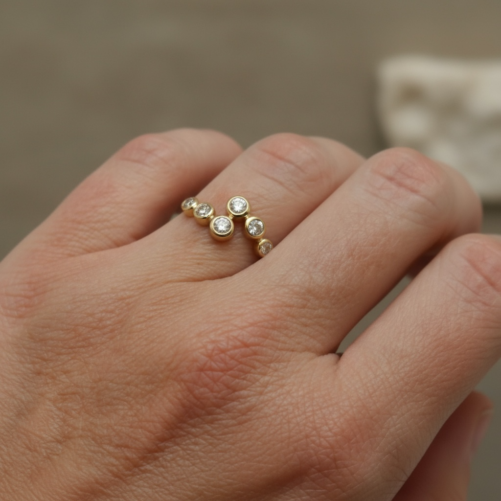 ANILLO BISEL DIAMANTES