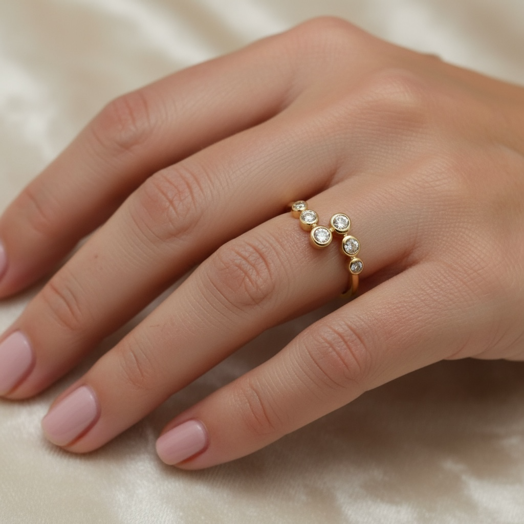 ANILLO BISEL DIAMANTES