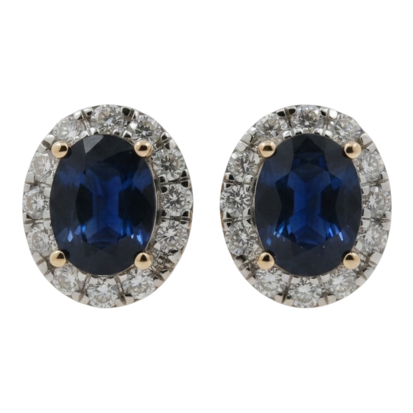 ARETES OVAL ZAFIRO