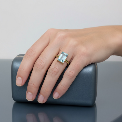 ANILLO TOACIO Y TSAVORITA