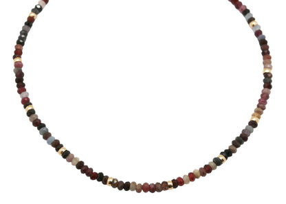 COLLAR BIRTHSTONE LABRADORITA