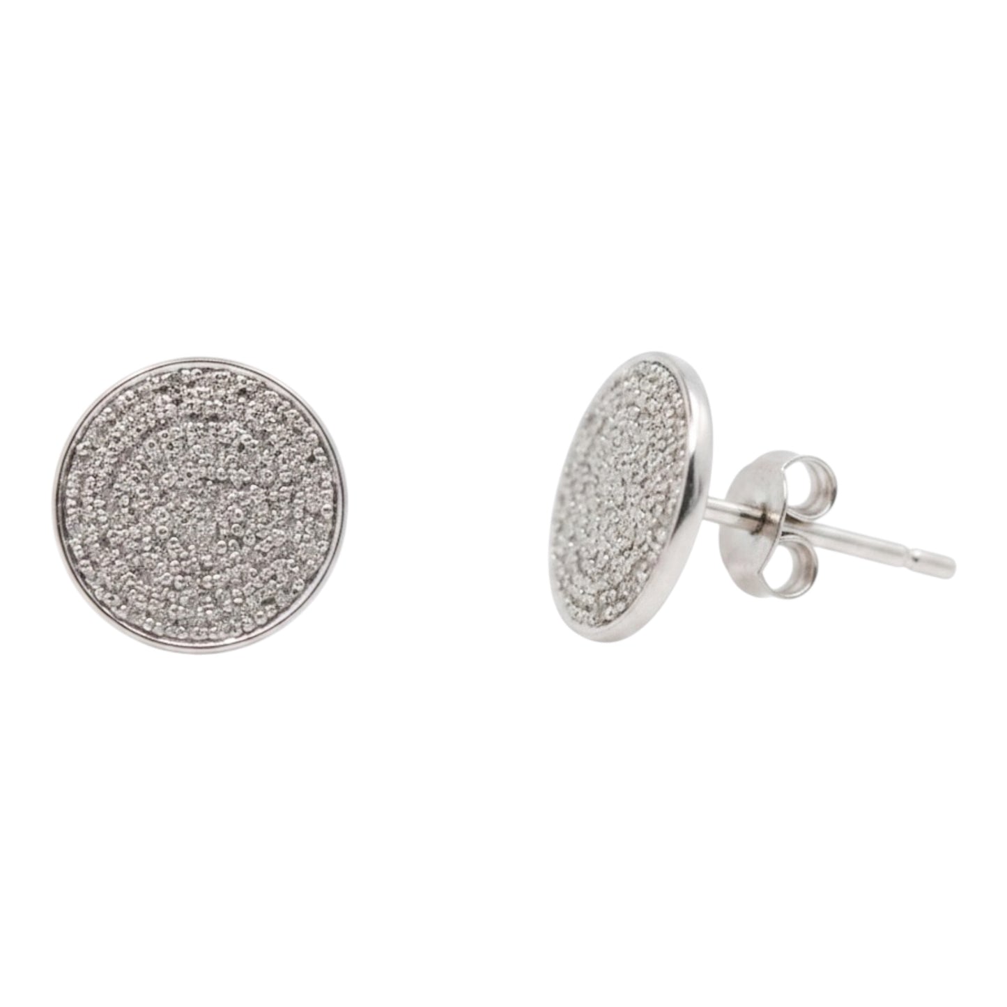 ARETES REDONDOS DIAMANTES