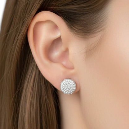 ARETES REDONDOS DIAMANTES