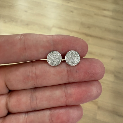 ARETES REDONDOS DIAMANTES