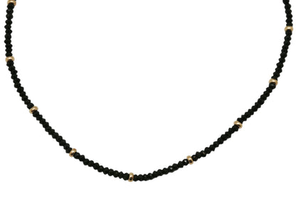 COLLAR BIRTHSTONE TURMALINA NEGRA - OCTUBRE