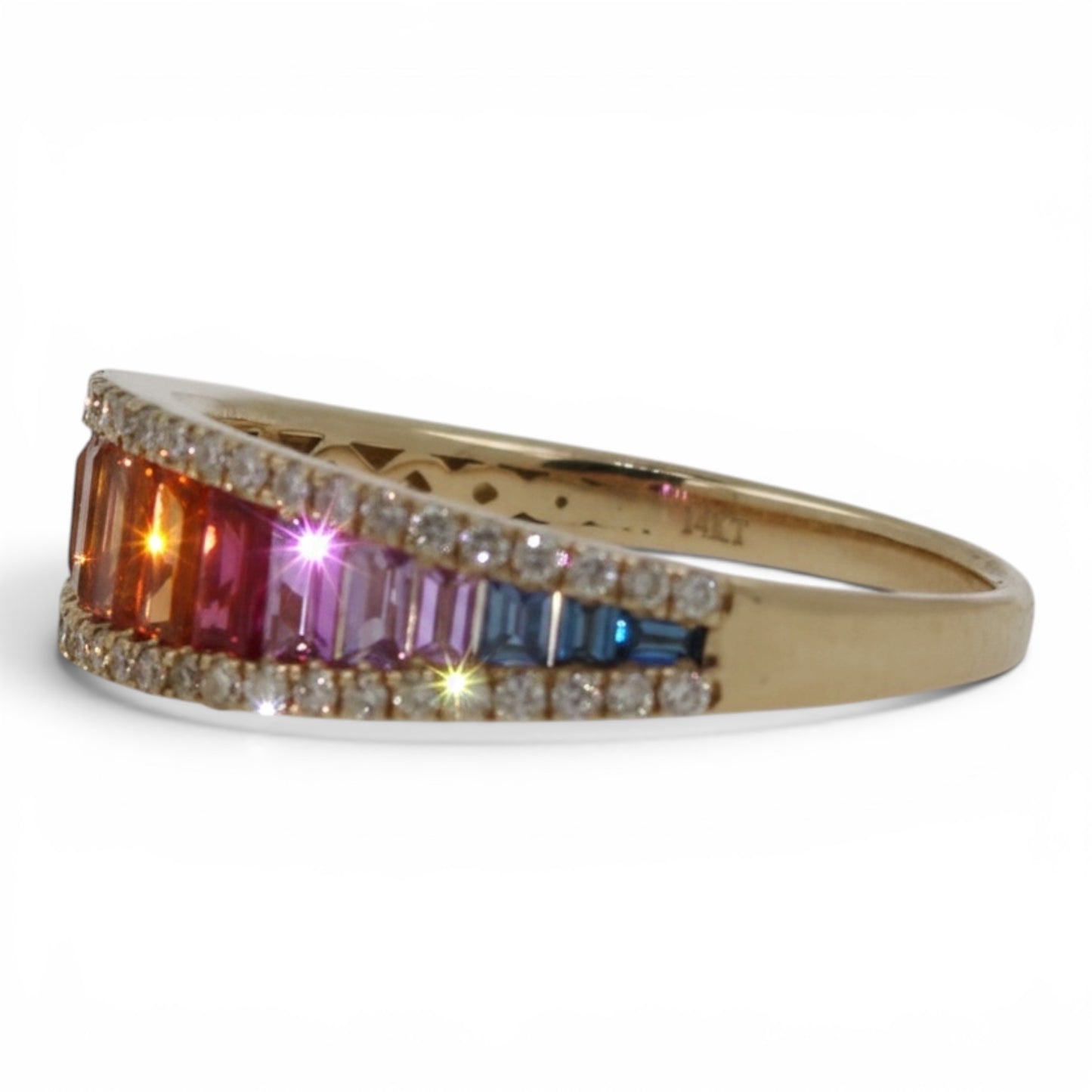 ANILLO RAINBOW ZAFIRO COLOR