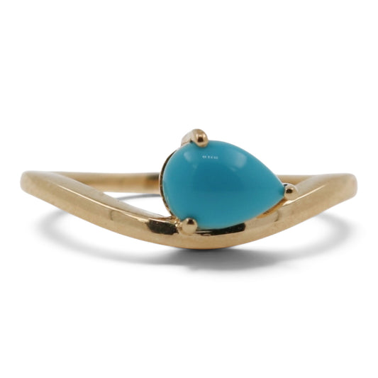 ANILLO WAVY TURQUESA