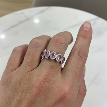 ANILLO ZAFIRO ROSA