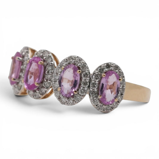 ANILLO ZAFIRO ROSA