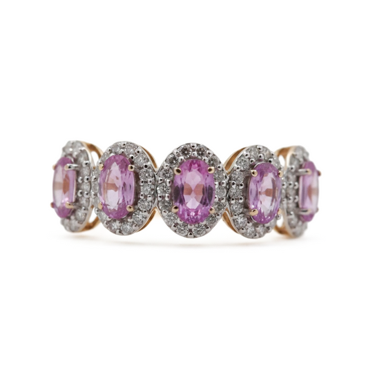 ANILLO ZAFIRO ROSA