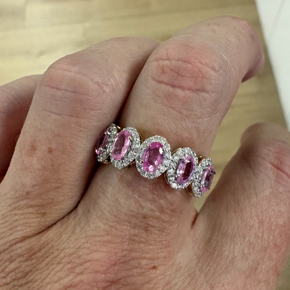 ANILLO ZAFIRO ROSA