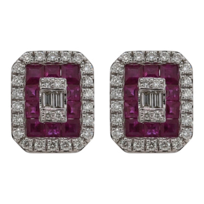 ARETES RECTANGULARES RUBI