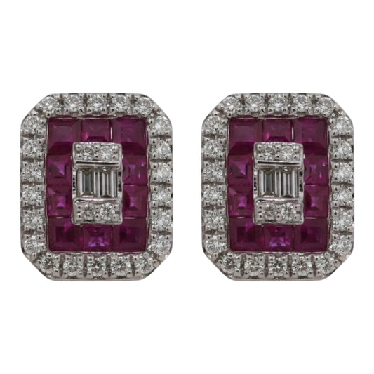 ARETES RECTANGULARES RUBI